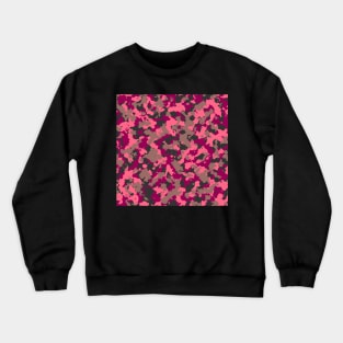 Dark Pink Camouflage Crewneck Sweatshirt